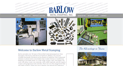 Desktop Screenshot of barlowmetalstamping.com